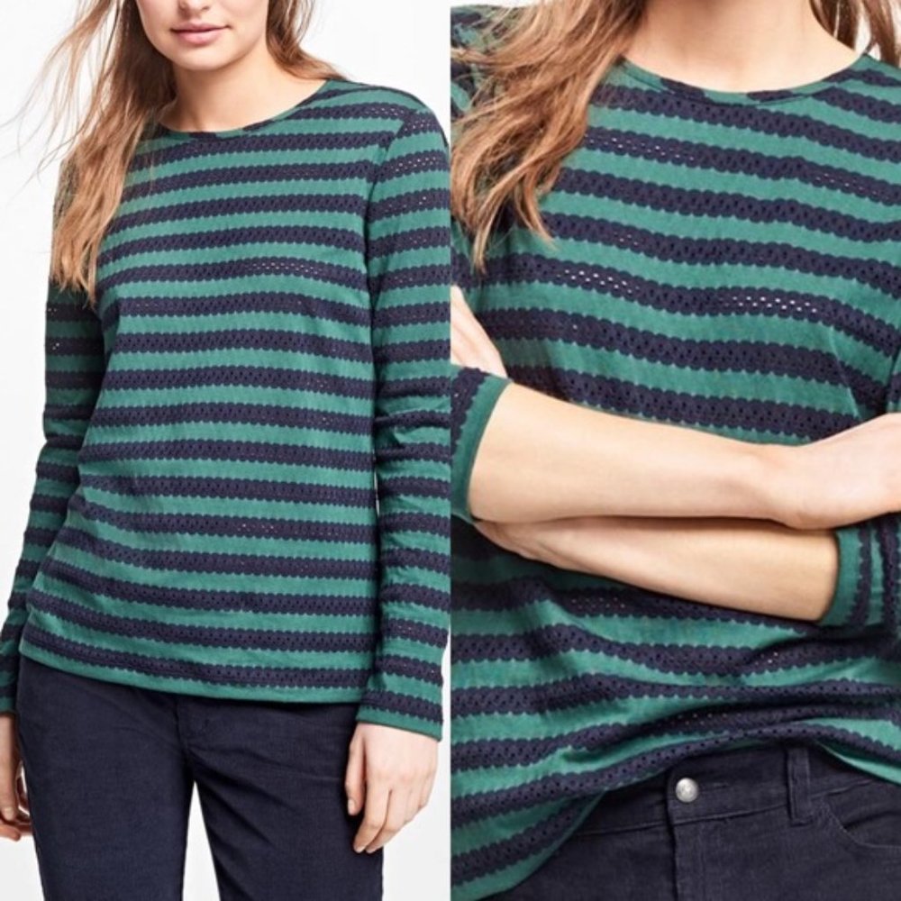 Brooks Brothers Nautical Stripe Green Blue